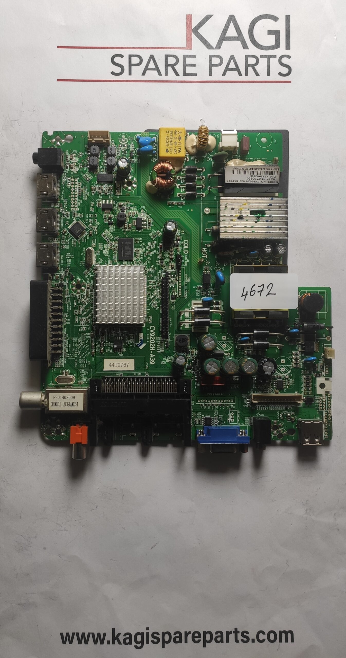 SCHEDA MAIN PER MIIA CV9202H-A39 MOD MTV-X32DLEHD NUOVA ORIGINALE