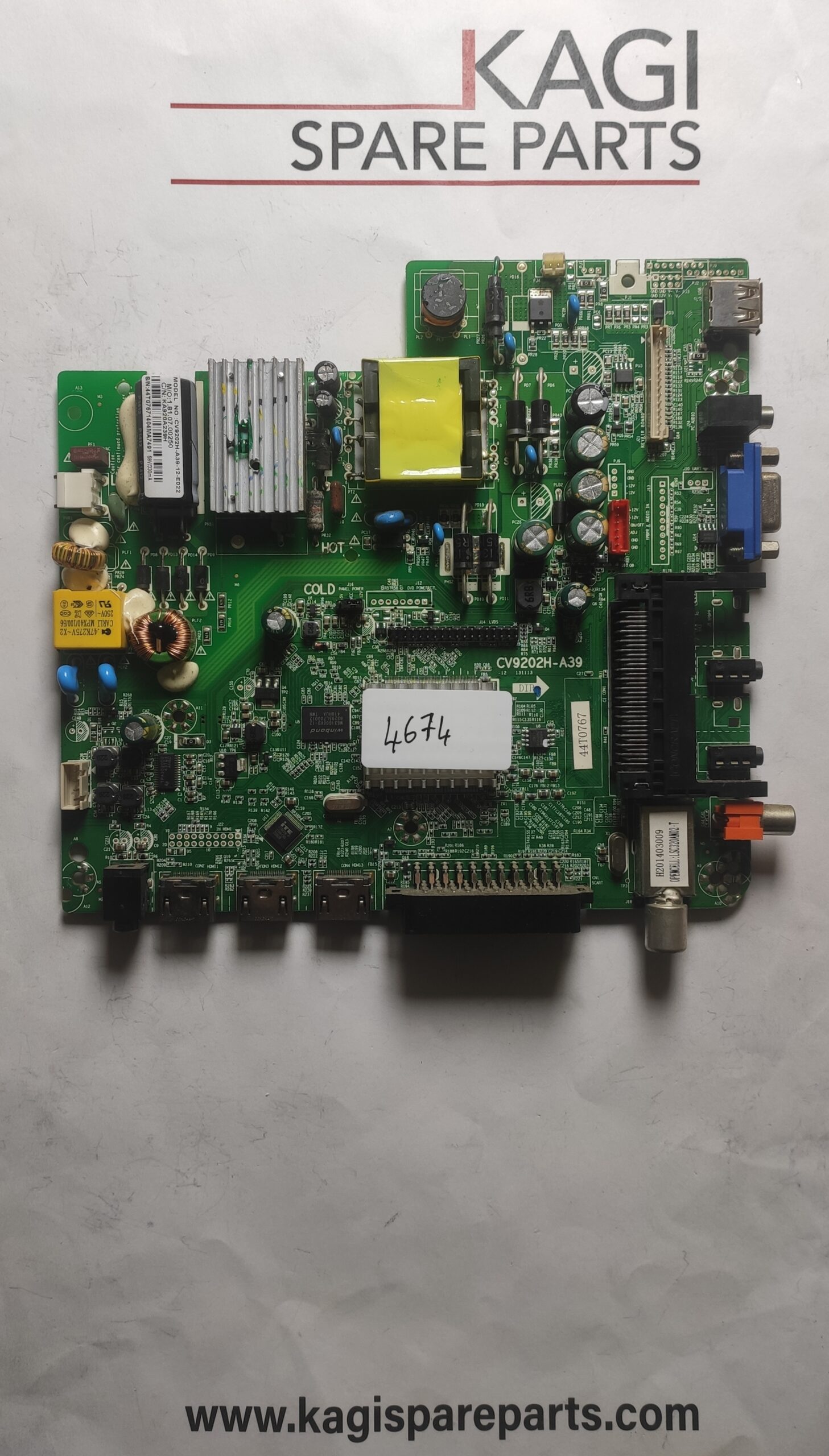 SCHEDA MAIN PER MIIA CV9202H-A39 MOD MTV-X32DLEHD NUOVA ORIGINALE