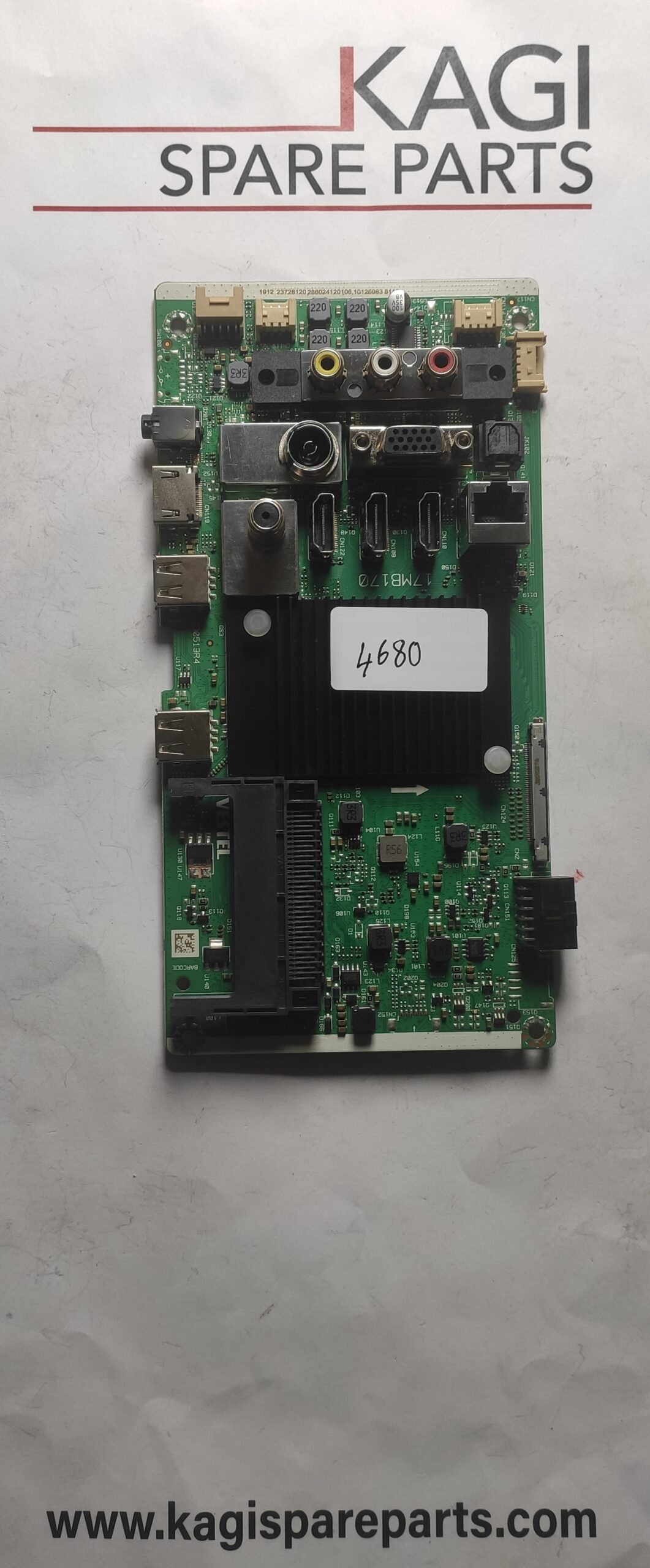 SCHEDA MAIN PER TV TOSHIBA VESTEL 17MB170 23726120 MOD 43UA2D63DA NUOVA ORIGINALE
