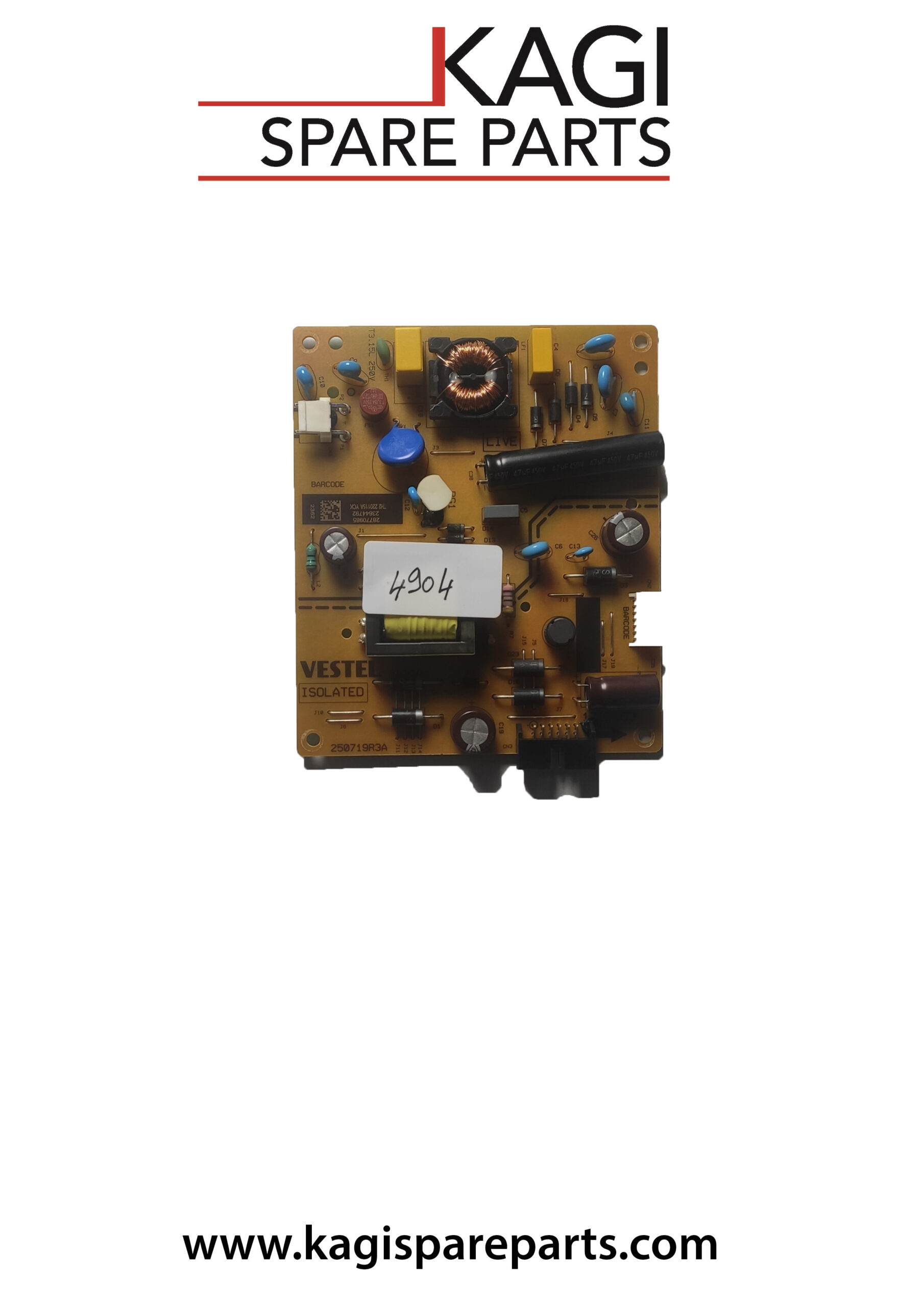 SCHEDA ALIMENTAZIONE PER TELEFUNKEN VESTEL 250719R3A 23644792 MOD TE 32552538YXD NUOVA ORIGINALE