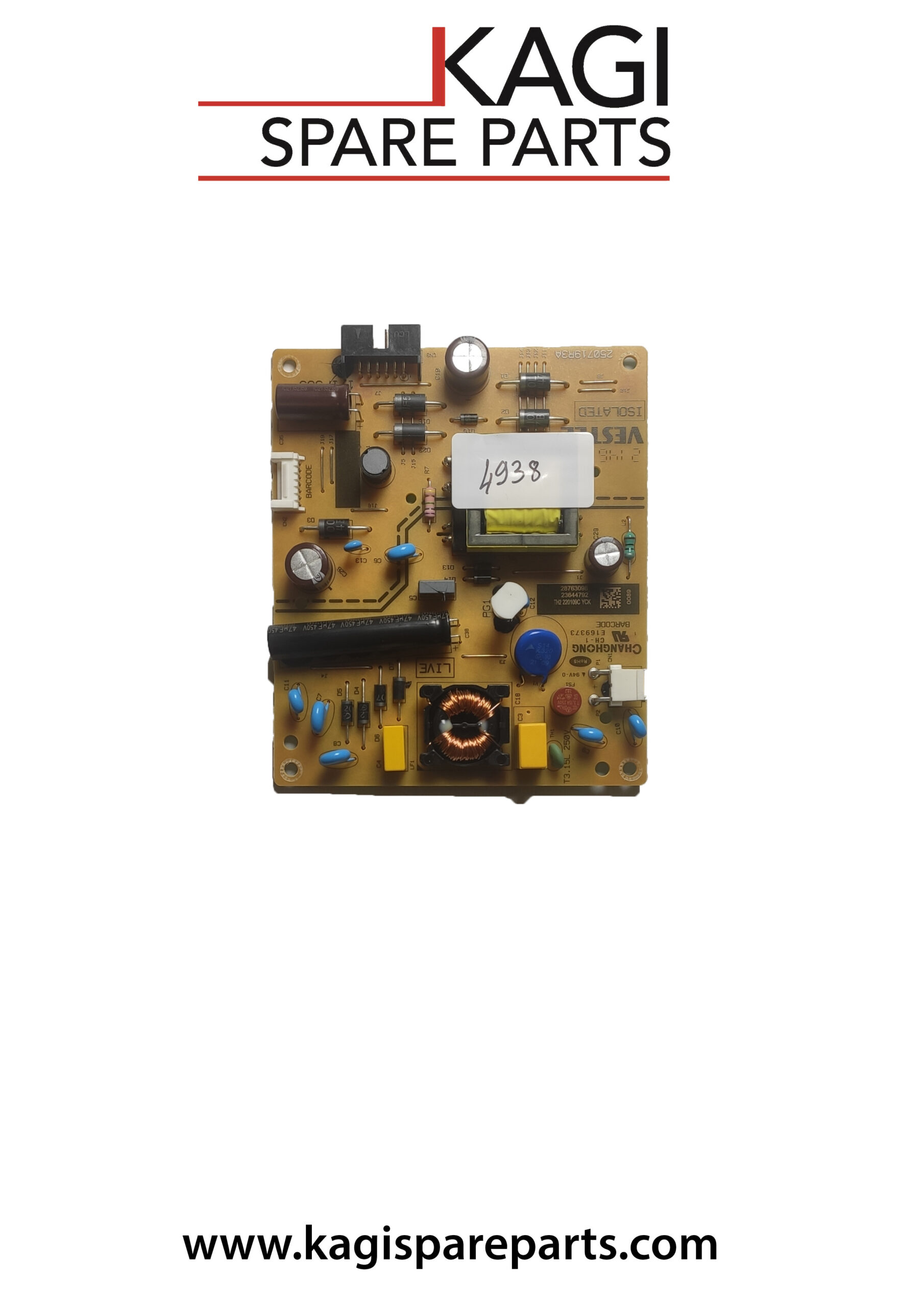 SCHEDA ALIMENTAZIONE PER TELEFUNKEN VESTEL 250719R3A 23644792 MOD TE32550S38YD NUOVA ORIGINALE
