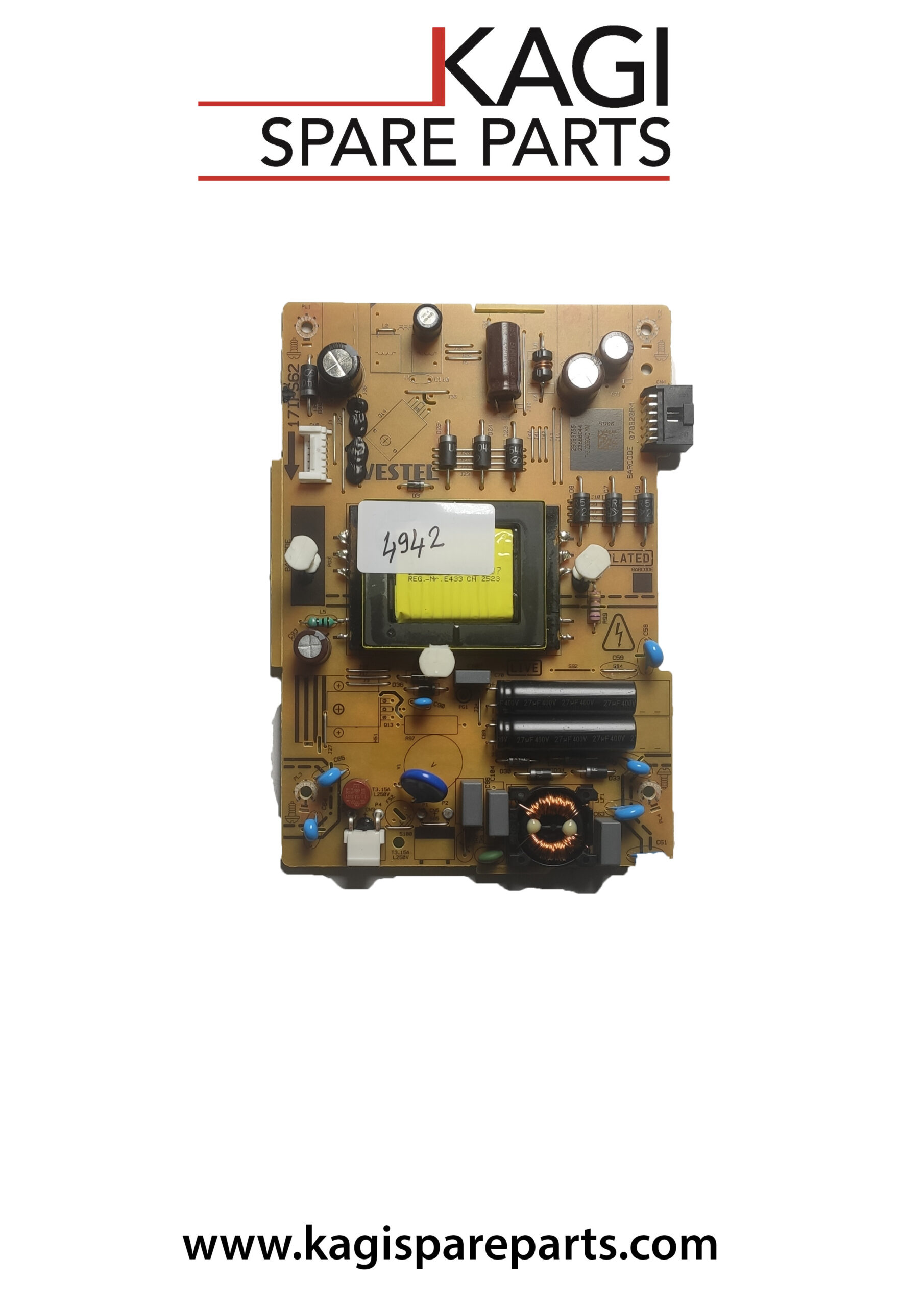 SCHEDA ALIMENTAZIONE PER TELEFUNKEN VESTEL 17IPS62 23588044 MOD TE32550B42V2DW NUOVA ORIGINALE