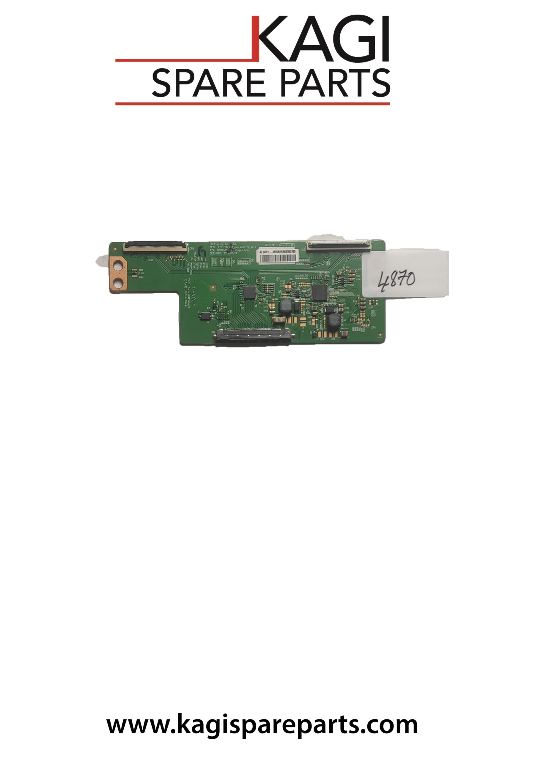 SCHEDA TCON PER TOSHIBA 6870C-0532A HALOGEN FREE MOD TD-E433 NUOVA ORIGINALE