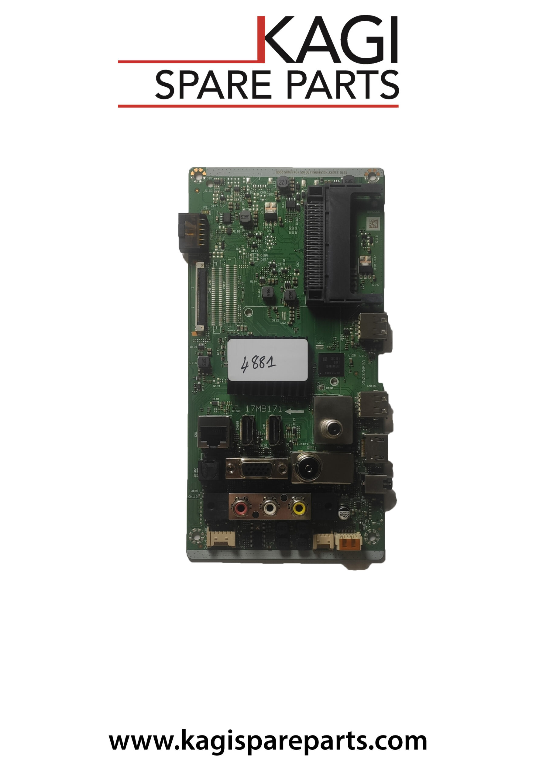 MAIN PER TV HITACHI VESTEL 17MB171 BARCODE 23693143 MOD 43HAE4251 NUOVA ORIGINALE