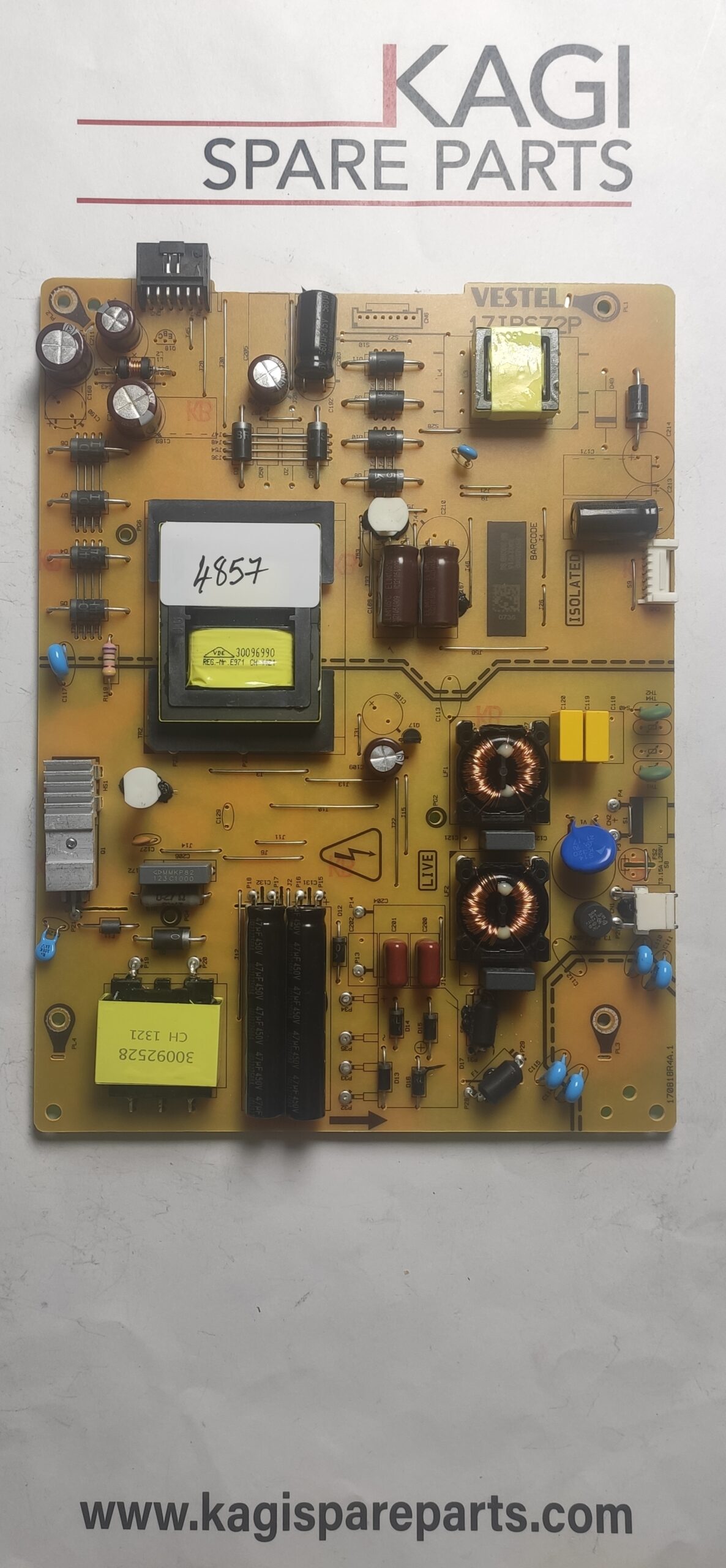 SCHEDA ALIMENTAZIONE PER PANASONIC VESTEL 17IPS72P 23621018 MOD TY50JX610E NUOVA ORIGINALE