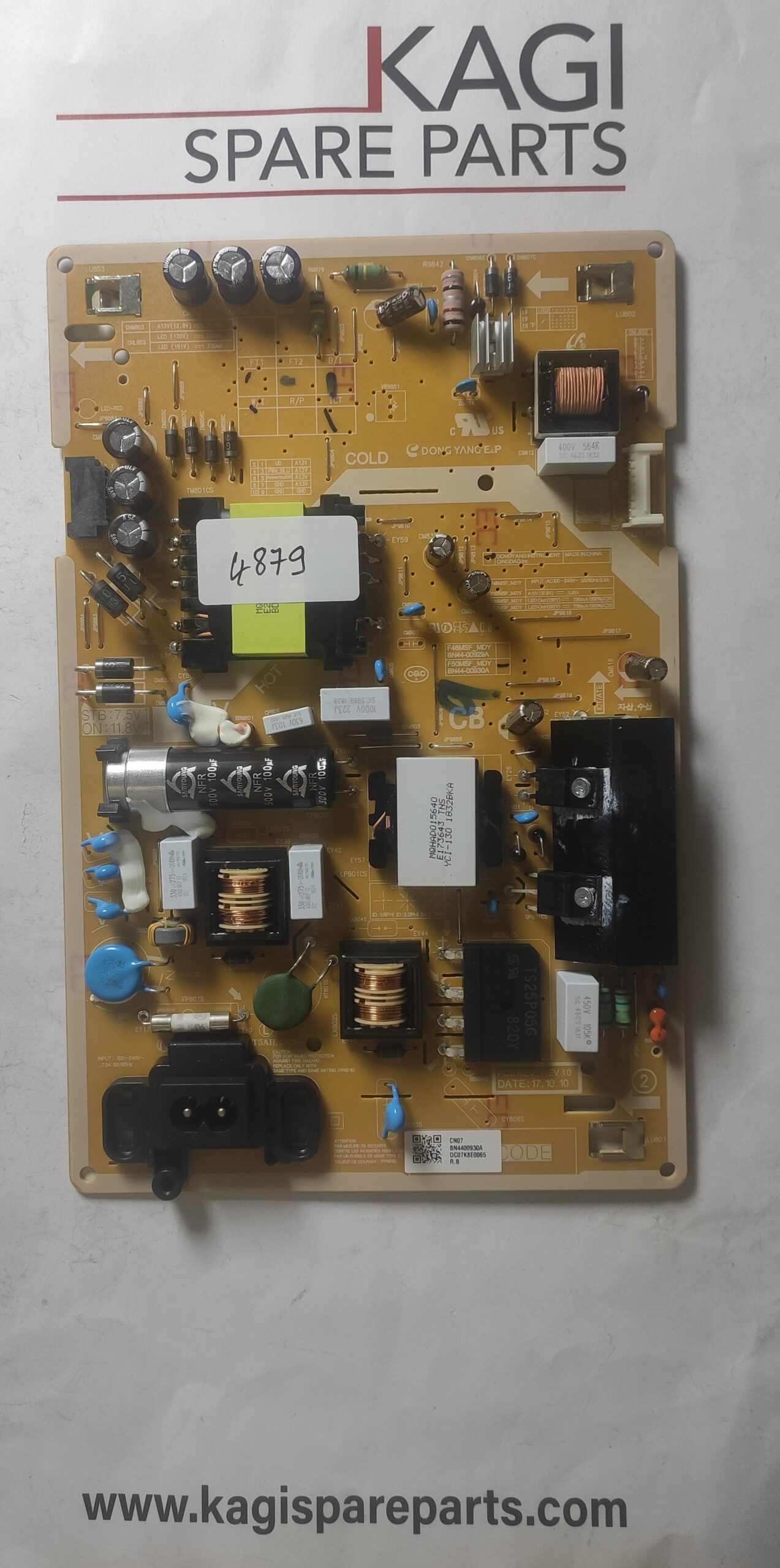SCHEDA ALIMENTAZIONE PER TV SAMSUNG BN4400930A PER SAMSUNG MOD DB49J NUOVA ORIGINALE