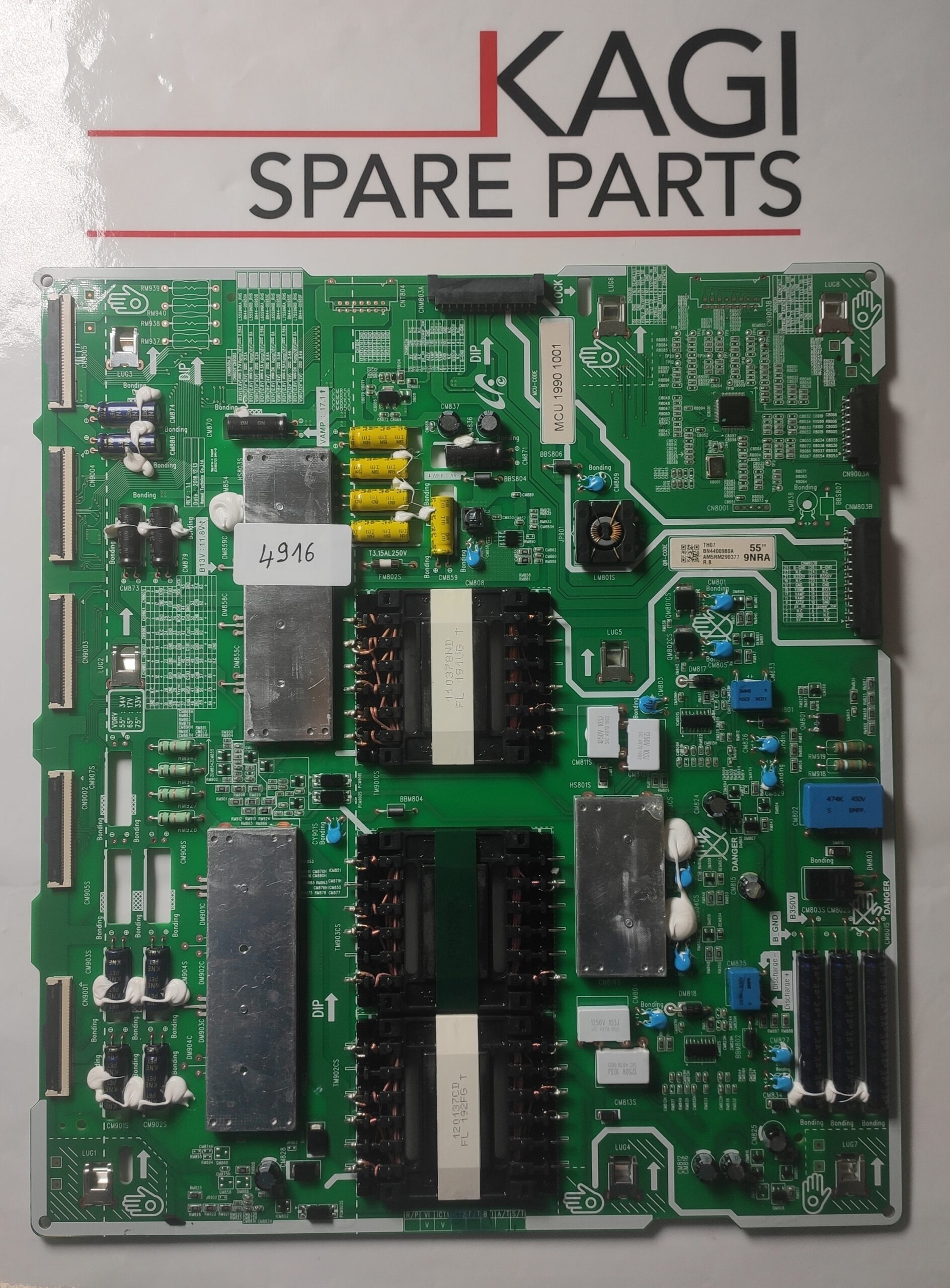 SCHEDA ALIMENTAZIONE SAMSUNG BN4400980A MOD QE55Q90RAT NUOVA ORIGINALE