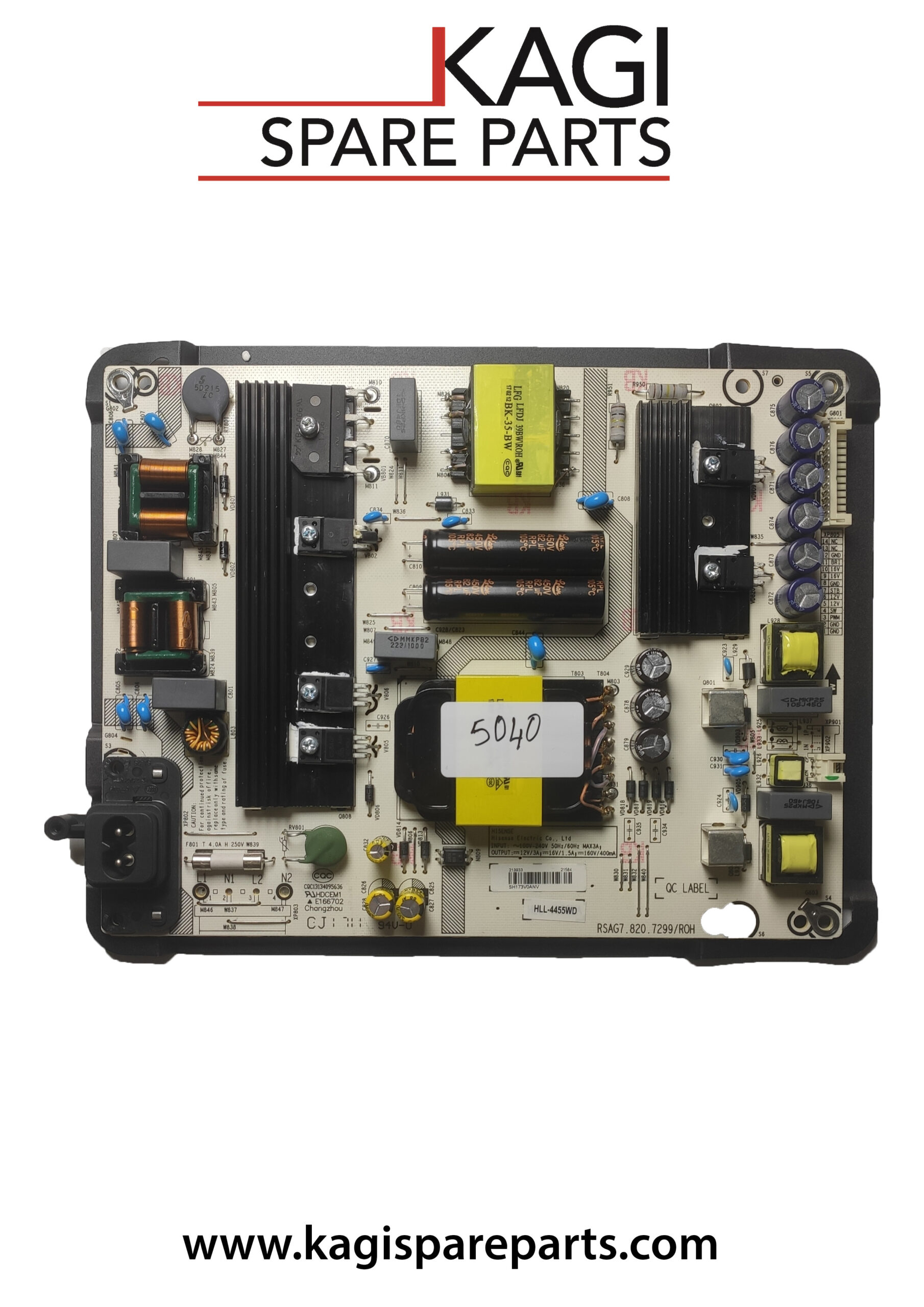 scheda alimentazione per tv HISENSE RSAG7.820.7299/ROH mod H55N5705 nuova originale