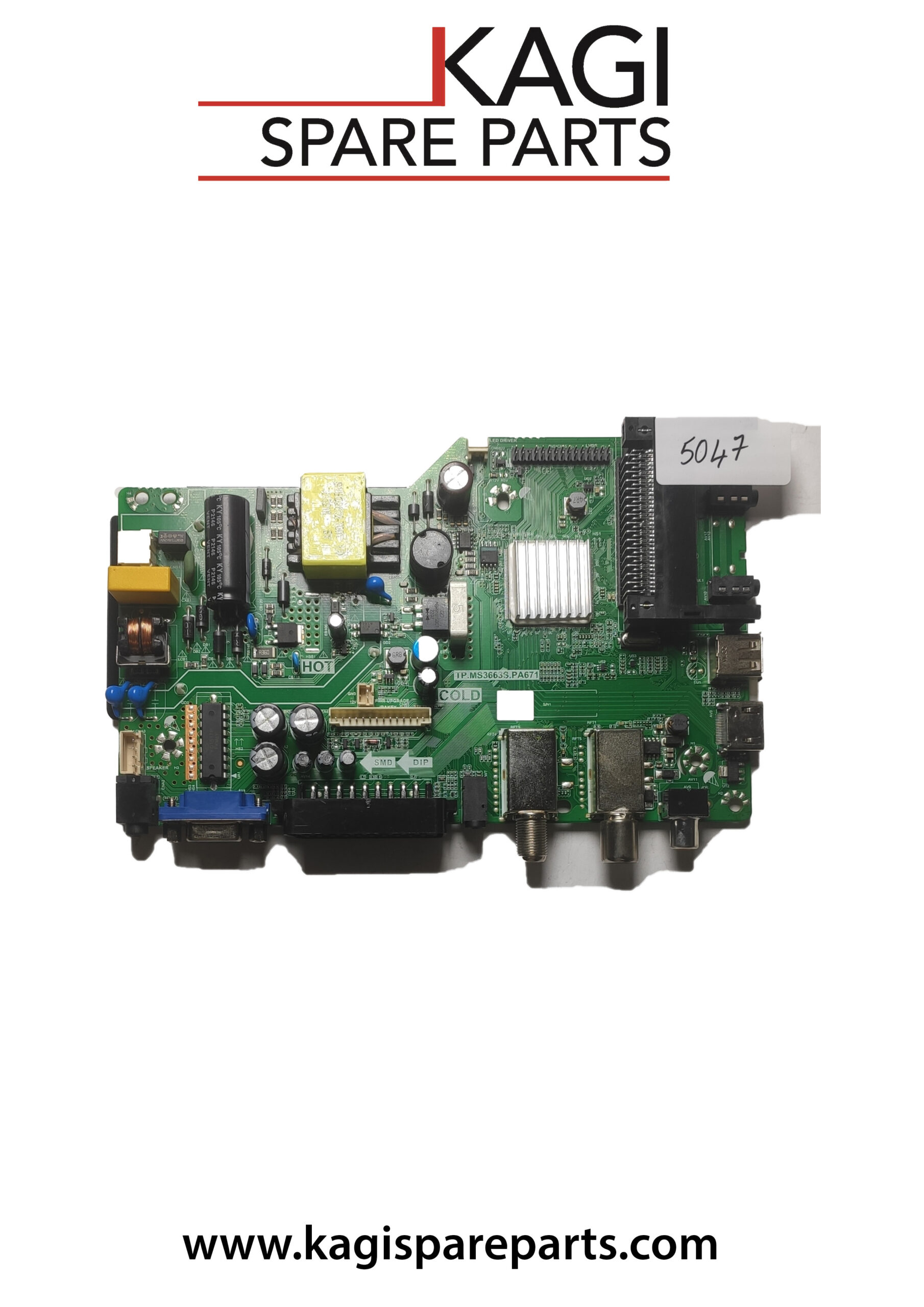 SCHEDA MAIN PER LEDBOX TP.MS3663S.PA671 MOD LEDB0X24 S12 NUOVA ORIGINALE