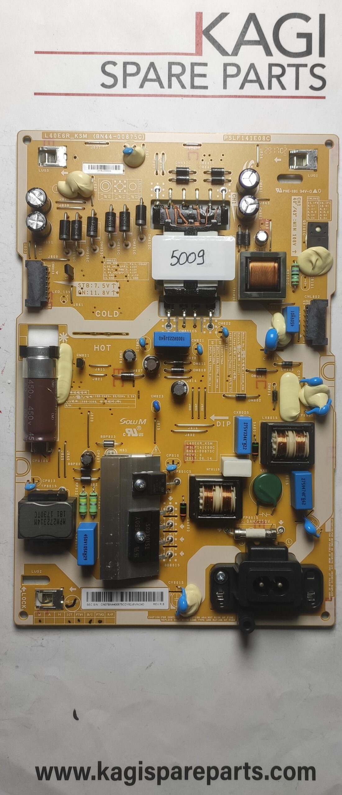 Scheda alimentazione per tv samsung BN44-00875C mod UE40MU6400U nuova originale