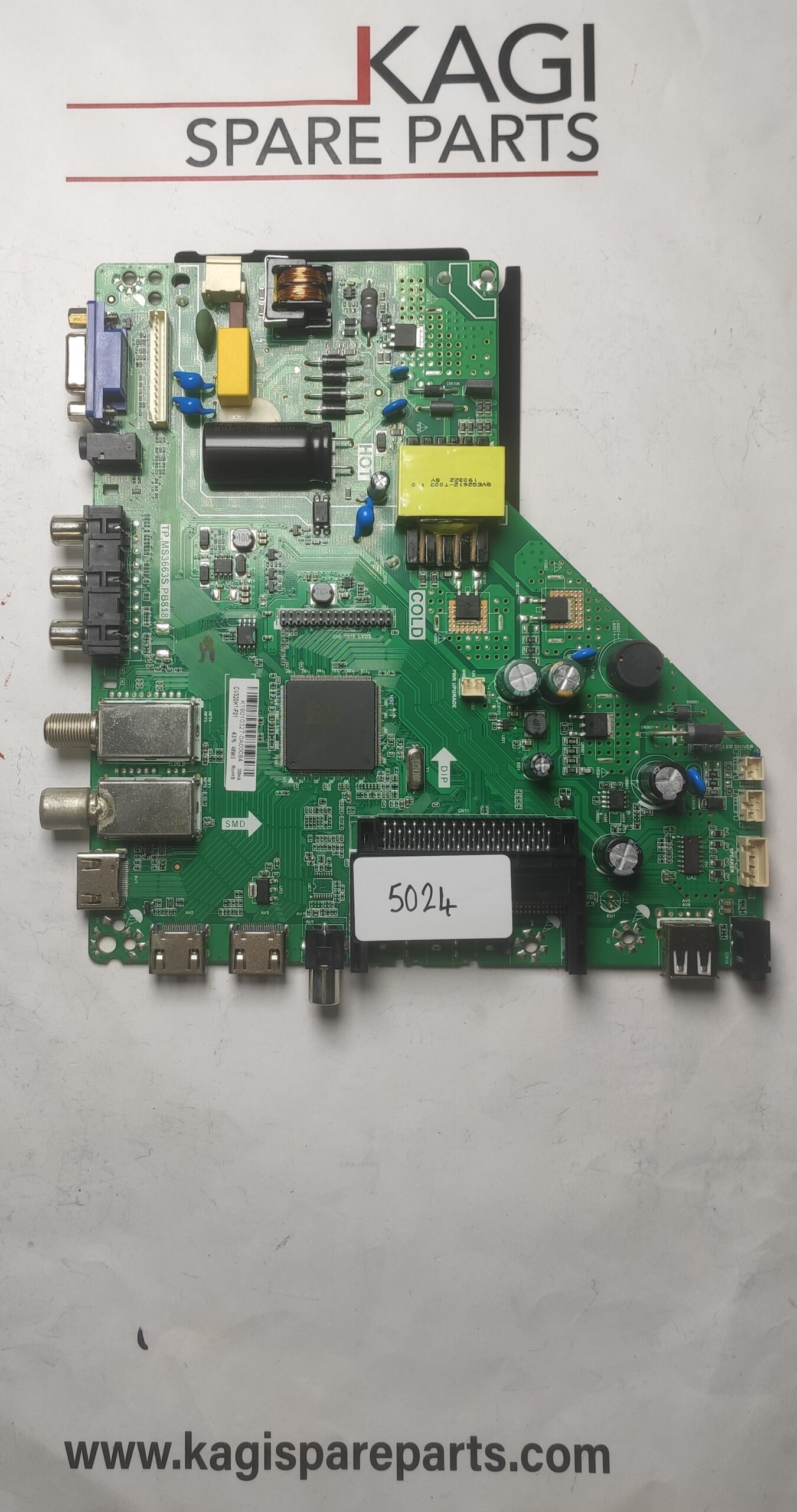 SCHEDA MAIN PER TV SMART TECH TP.MS3663S.PB818 mod SMT32Z4TS NUOVA ORIGINALE