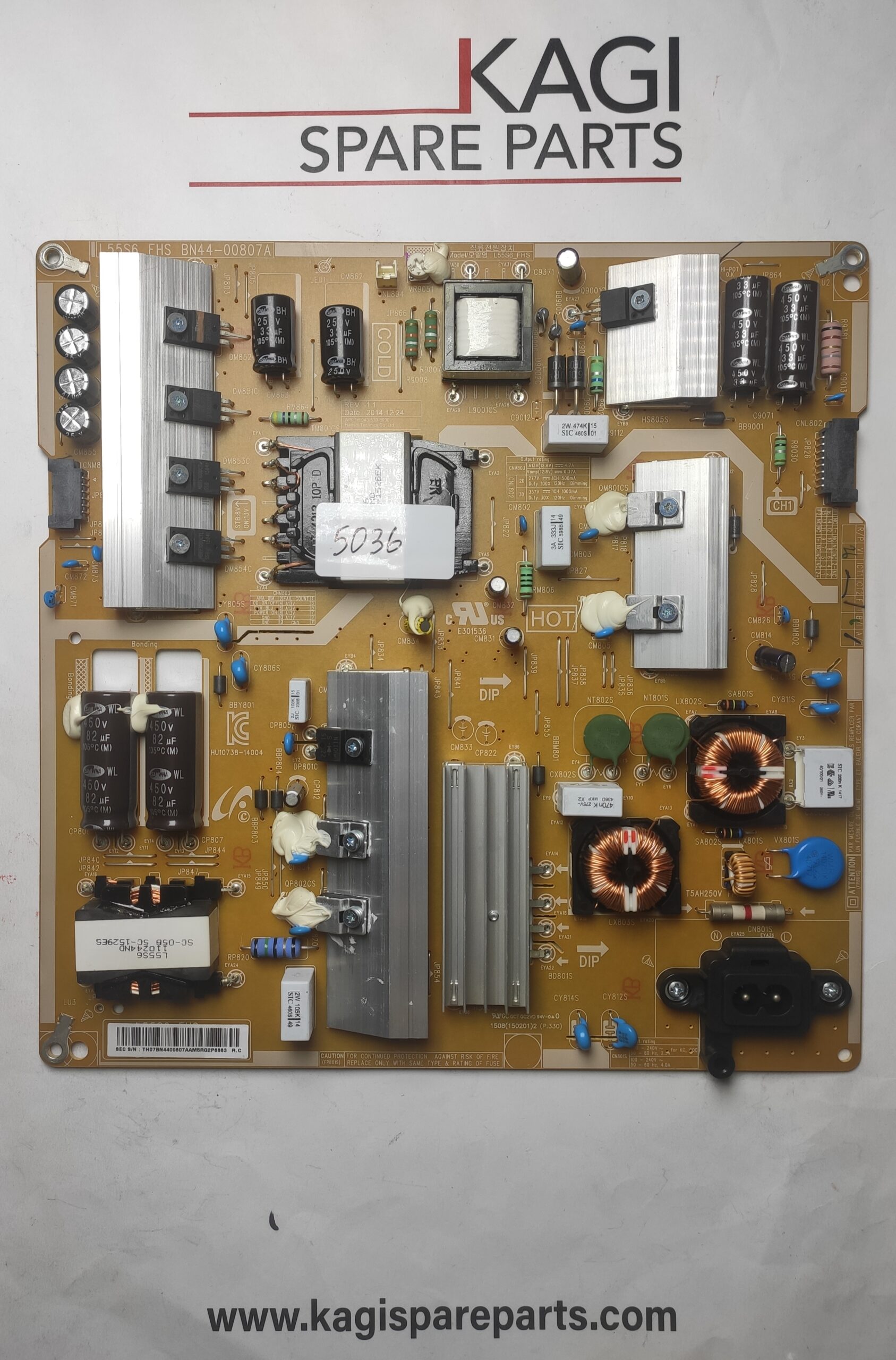 scheda ALIMENTAZIONE BN44-00807A per tv samsung mod UE48JU6500K nuova originale