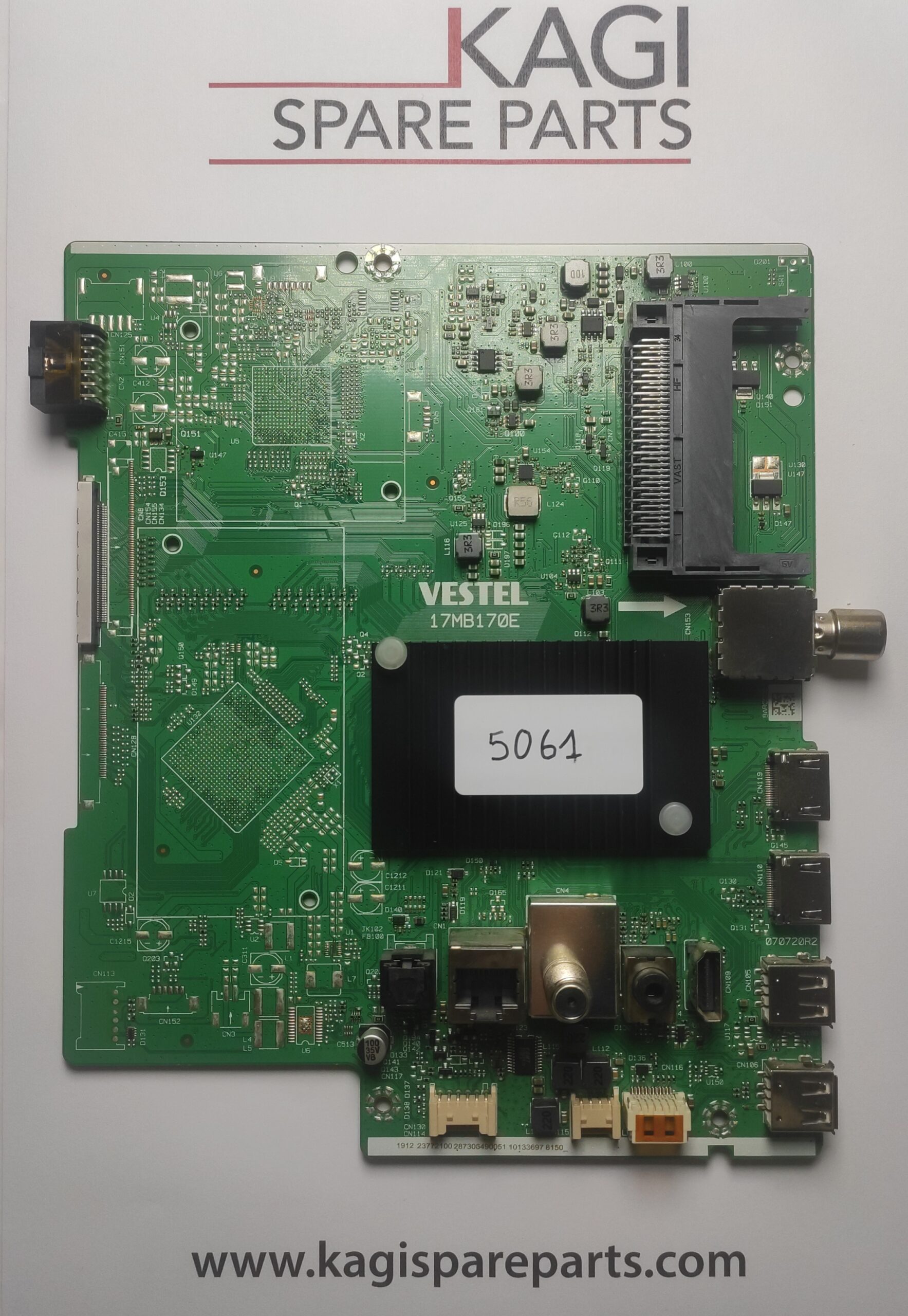 scheda MAIN per HITACHI VESTEL 17MB170E 23772100 mod 58HAK5351 nuova originale